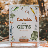 8x10インチ魚釣りカードとギフトサイン