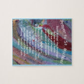 8x10インチ110ピースSt. Michaelの祈りの言葉 ジグソーパズル (横)