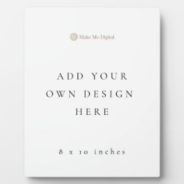 8x10インチ ポスターサイン フォトプラーク