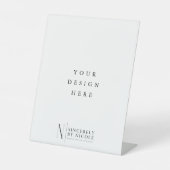 8x10インチ 台座サイン (正面)