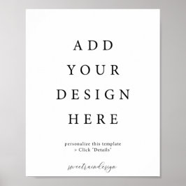 8x10インチ 縦 ポスタープレート ポスター