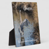 8x10イーゼルを見る人のいないダンス フォトプラーク (側面)