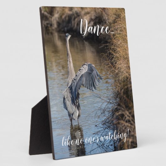 8x10イーゼルを見る人のいないダンス フォトプラーク (側面)