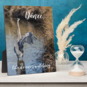 8x10イーゼルを見る人のいないダンス フォトプラーク (側面)