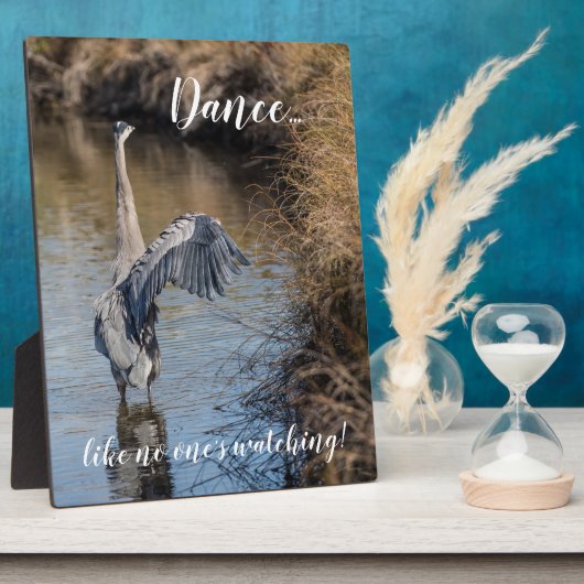 8x10イーゼルを見る人のいないダンス フォトプラーク (側面)