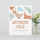 8x10ウエスタンウォーターリングホールサイン (スタンド正面)