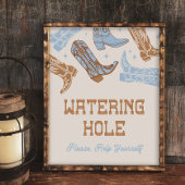 8x10ウエスタンウォーターリングホールサイン