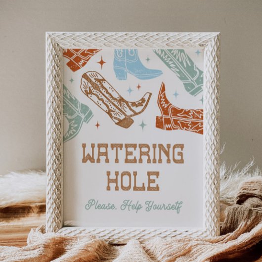 8x10ウエスタンウォーターリングホールサイン