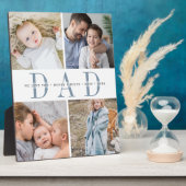 8x10カスタムパパ「父の日の子供の写真コラージュ フォトプラーク (側面)