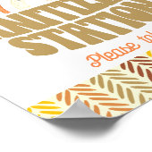 8x10サニタイザステーションボホウッドランドキツネ誕生日 ポスター (角)