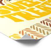 8x10スイーツボホウッドランドベア誕生日デザート ポスター (角)