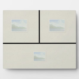 8x10テーブルトッププラーク – 3イメージボトムパノ フォトプラーク