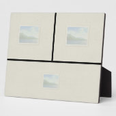 8x10テーブルトッププラーク – 3イメージボトムパノ フォトプラーク (側面)