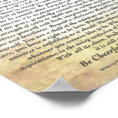 8x10デシデラタ詩や他のサイズも! ポスター (角)