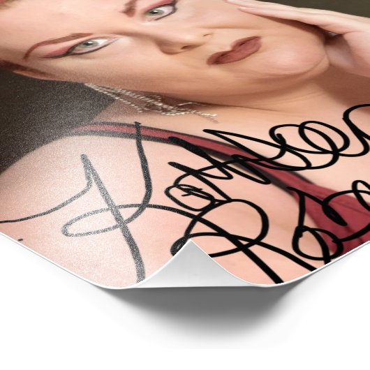 8X10デジタル署名された私の写真 フォトプリント            (角)