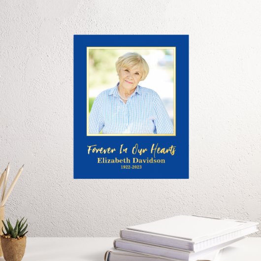 8x10フォイルプリントのメモリに自分の写真を追加 箔ポスター (インサイチュ (デスク3))