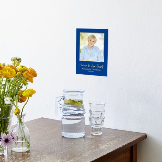 8x10フォイルプリントのメモリに自分の写真を追加 箔ポスター (レイダウン (キッチン))