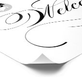 8x10フレーミ結婚ッシュのフレーミングの歓迎サイン フォトプリント            (角)