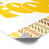 8x10フードステーションボホーウッドランドキツネ誕生日 ポスター (角)