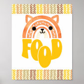 8x10フードステーションボホーウッドランドキツネ誕生日 ポスター (正面)