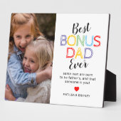8x10ボーナスパパ父の日の写真プラーク フォトプラーク (側面)