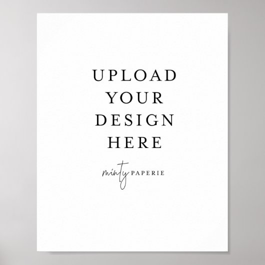 8x10ポスター – ポートレート ポスター (正面)