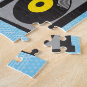 8x10ヴィンテージアイコンパズル(カラーブラインドの人向け) ジグソーパズル (側面)