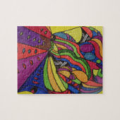 8x10写真のパズルw/abstractのデザイン ジグソーパズル (横)