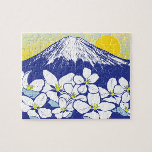 8x10富士山パズル-色盲人向け ジグソーパズル
