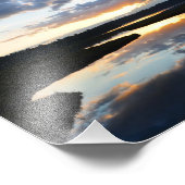 8X10日没の反射 フォトプリント            (角)