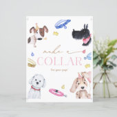 8x10犬の首輪の標識を作る (スタンド正面)