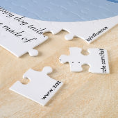 8x10男の赤ちゃんの性はSammyのかたつむりのパズルを明らかにします ジグソーパズル (側面)