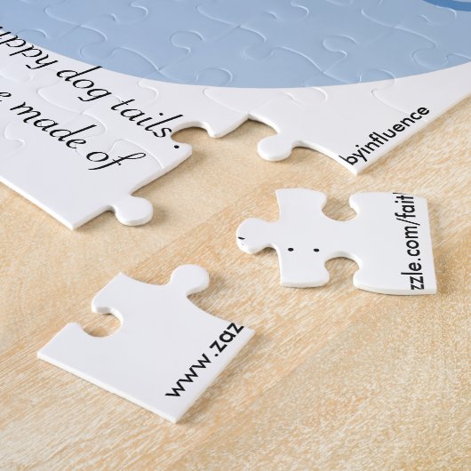 8x10男の赤ちゃんの性はSammyのかたつむりのパズルを明らかにします ジグソーパズル (側面)