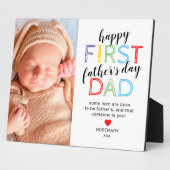 8x10第1父の日の写真プラーク フォトプラーク (側面)