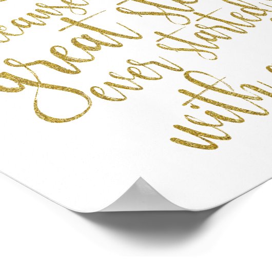 8x10素晴らしのサインが無いアル結婚コール ポスター (角)