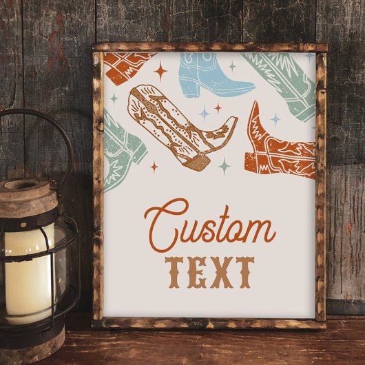 8x10編集可能カスタム西洋記号