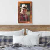 8x10縁ど写真用の模造木材 キャンバスプリント (インサイチュ (寝室))