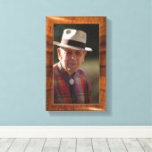 8x10縁ど写真用の模造木材 キャンバスプリント (インサイチュ (ウッドフロア))