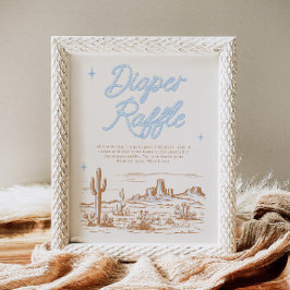 8x10西おむつラッフルサイン