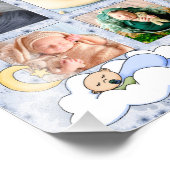 8x10誇りを持ったな祖母の新生児の男の子の写真フレーム フォトプリント            (角)