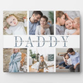 8x10 "パパ"父親の日キッズフォトコラージュ フォトプラーク (正面)