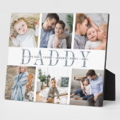 8x10 "パパ"父親の日キッズフォトコラージュ フォトプラーク (側面)