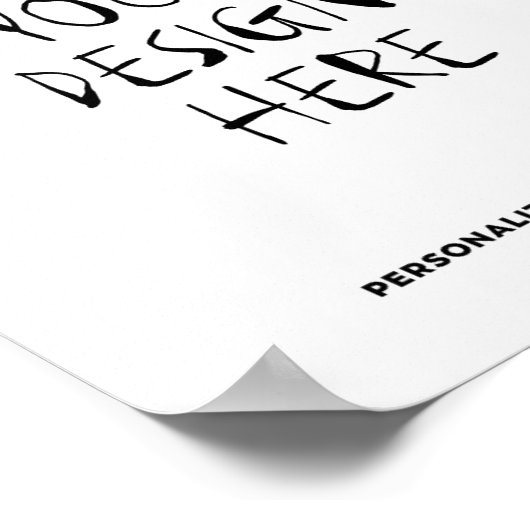 8x10 ポスター - 縦向き (角)