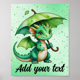 8x10 Baby Dragon Poster ポスター