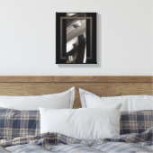 8x10" Terra’s Tender Whisper Abstract Brown Flower キャンバスプリント (インサイチュ (寝室))