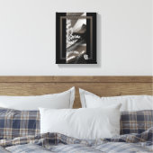 8x10" Terra’s Tender Whisper Abstract Brown Flower キャンバスプリント (インサイチュ (寝室))