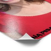 8X10 "YANA IN RED" フォトプリント            (角)