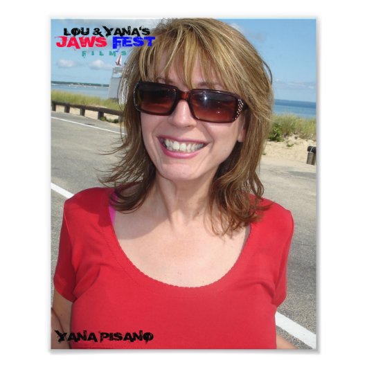 8X10 "YANA IN RED" フォトプリント            (正面)