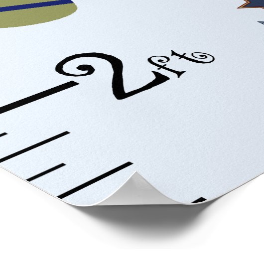 8x44で飛行機の保成長グラフをズーム! ポスター (角)