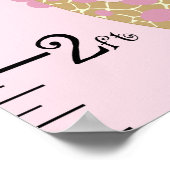 8x44のジャングルガール保動物の成長チャート！ ポスター (角)